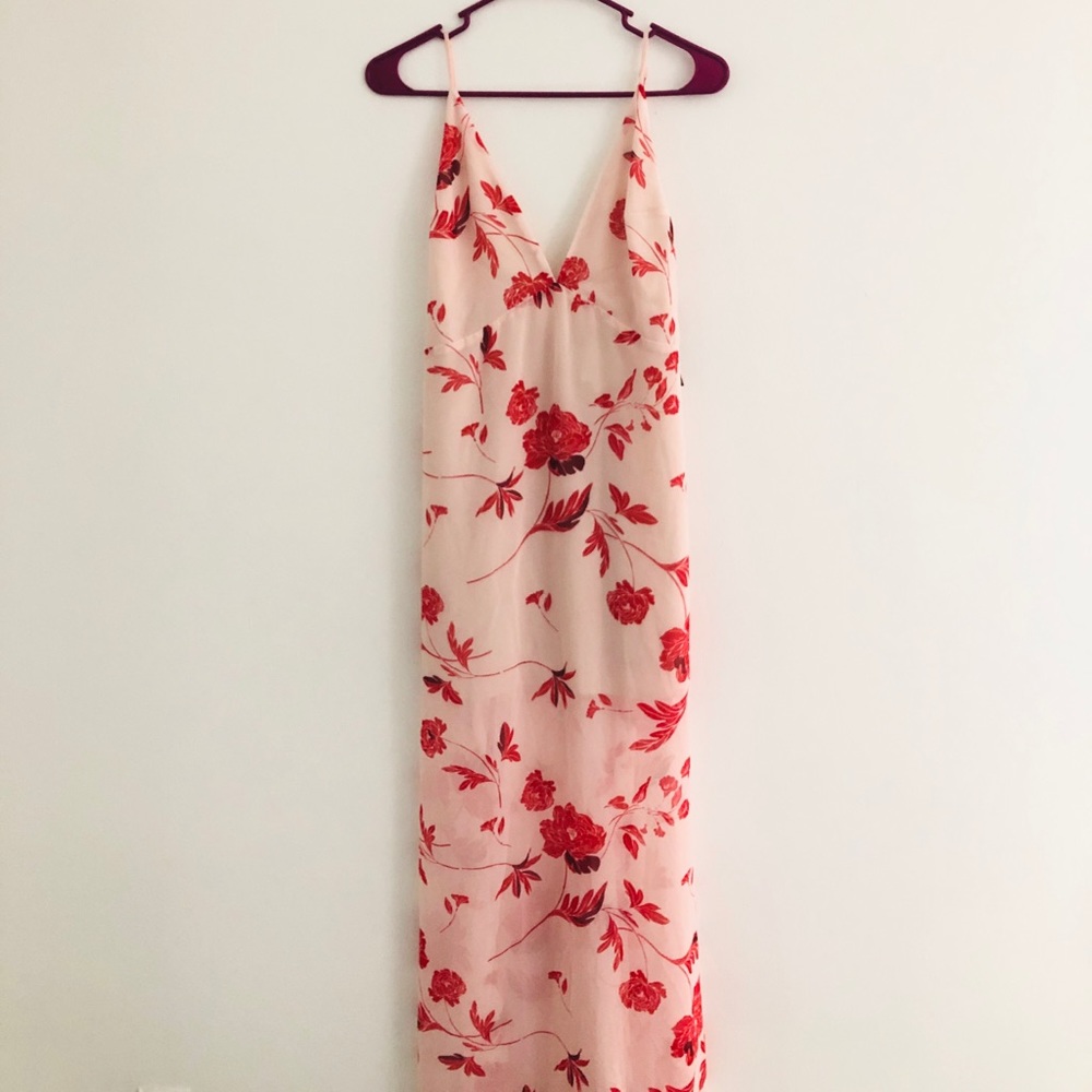 Capulet Pink Floral Maxi Dress Small